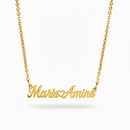 Collar con nombre "Vínculo Infinito"