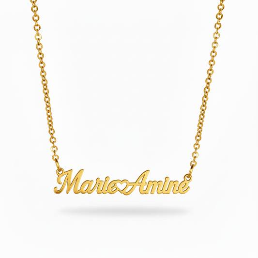 Collar con nombre "Vínculo Infinito"