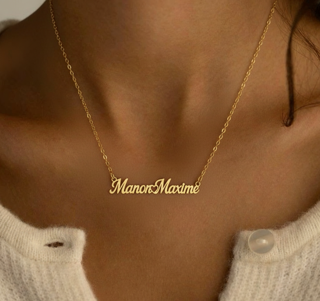 Collar con nombre "Vínculo Infinito"