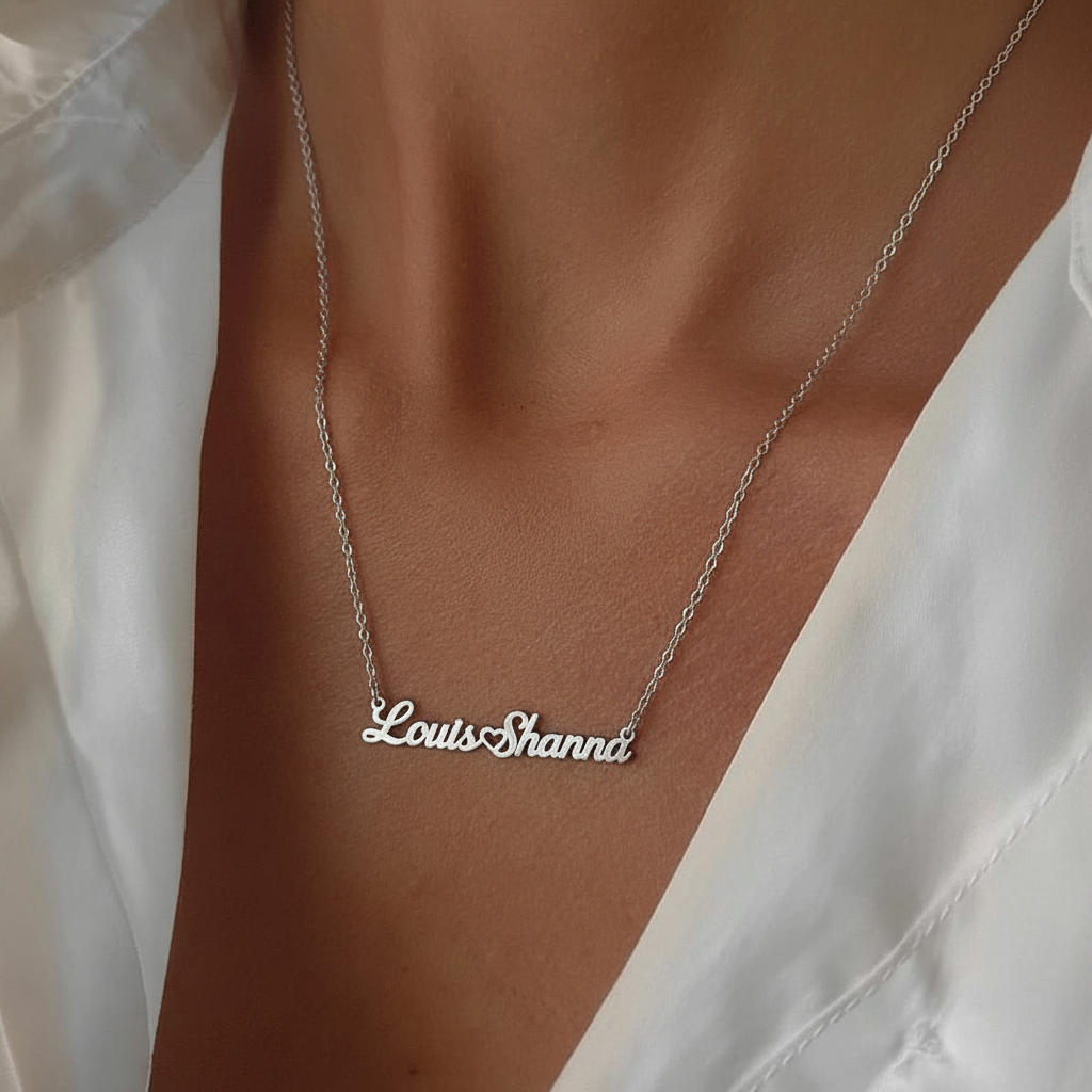Collar con nombre "Vínculo Infinito"