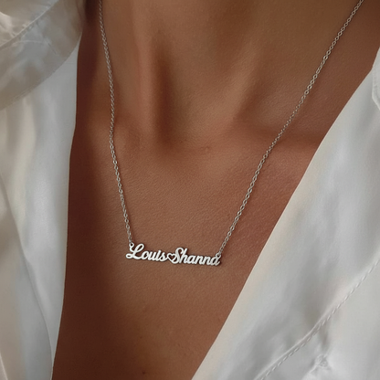 Collar con nombre "Vínculo Infinito"
