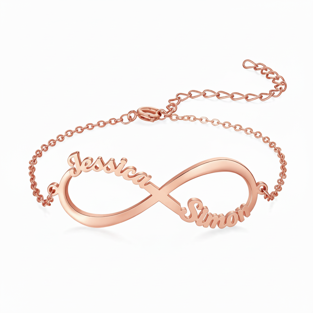 Pulsera con nombre "Vínculo eterno"