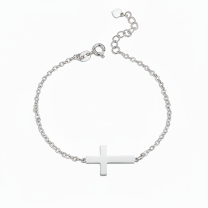 Pulsera con nombre "Cruz lateral"