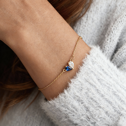 Pulsera "Corazones Gemelos"