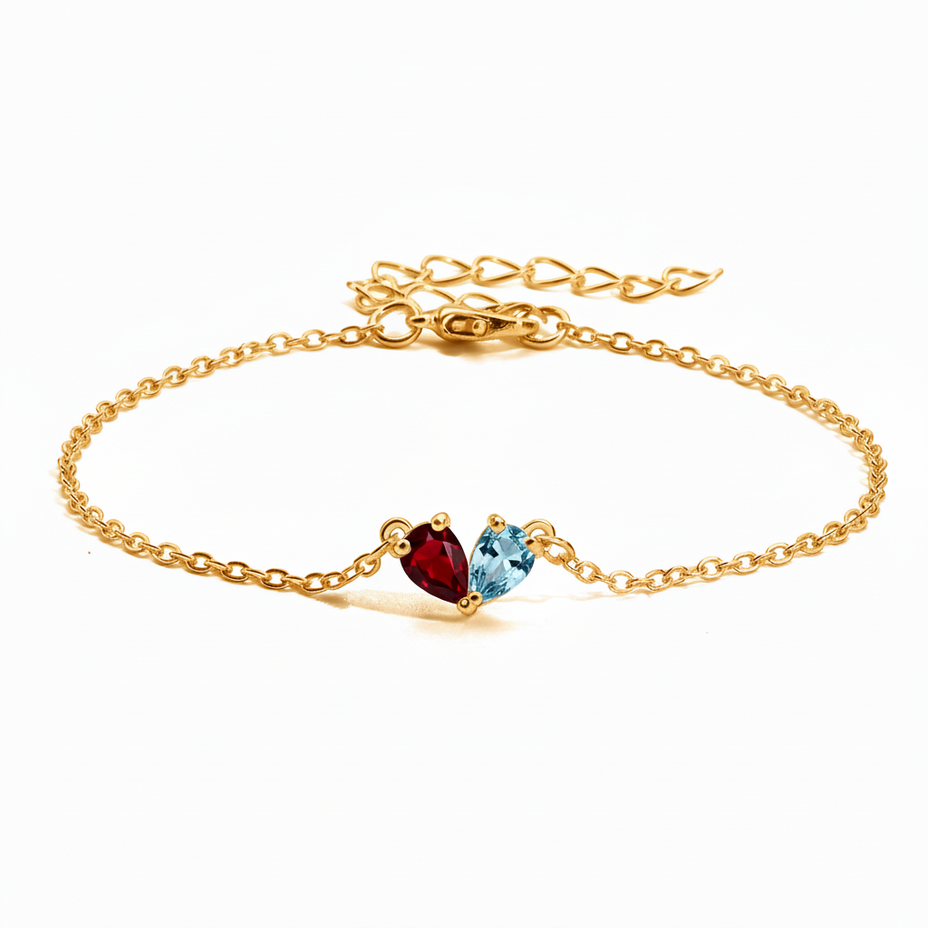 Pulsera "Corazones Gemelos"